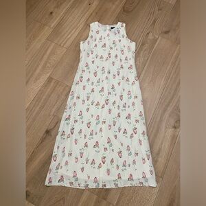 Vintage Positive Attitudes Rose Floral Dress